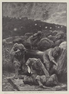 The Indian Frontier Rising, en snikskytteraffære ved leiren